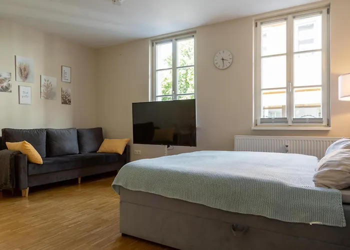 Ein Gemuetliches Studio Mit Netflix Im Zentrum Bahnhofsnaehe